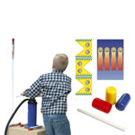 Rapid Paper Rocket Launcher