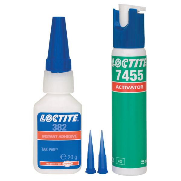 LOCTITE 2733634 Tak Pak Kit (382 x 20g and 7455 x 25ml)