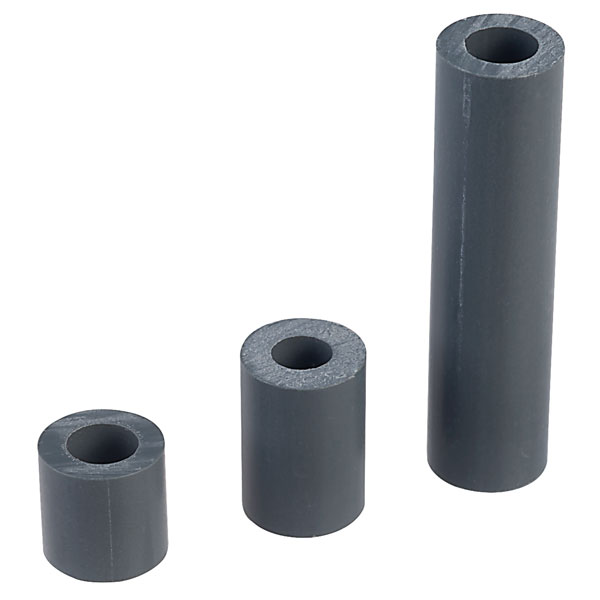 Essentra Ss6 4 Round M3 Through Hole 127mm Spacer Pvc Pack Of 25
