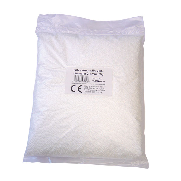  Polystyrene Mini-balls 50 Grams/bag
