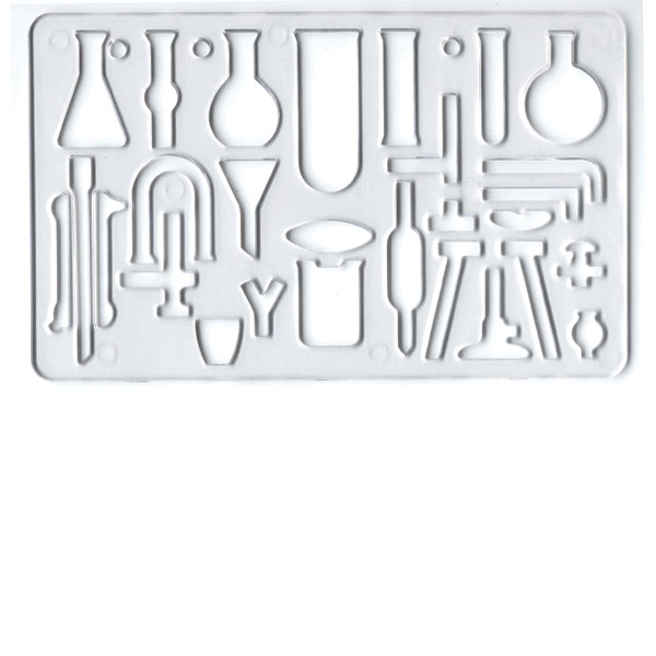 Major Brushes Chemistry Stencil
