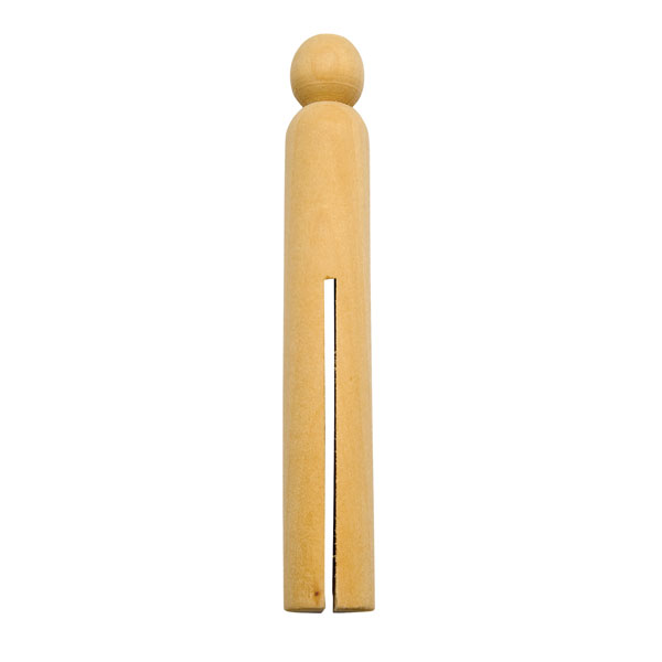  Dolly Pegs, Natural 95mm - Pack of 30