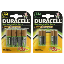 Duracell Rechargeable Batteries