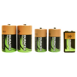 Duracell Rechargeable C/D/PP3 Batteries