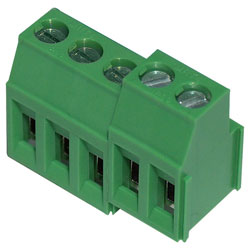 CamdenBoss CTB09VG/4 4 Way 24A Large Cable Entry Terminal Block 5mm Pitch