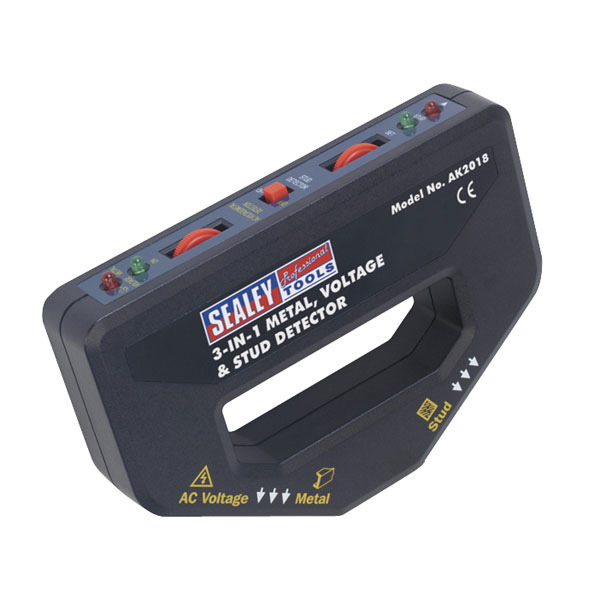 Sealey AK2018 Metal, Voltage & Stud Detector 3-in-1