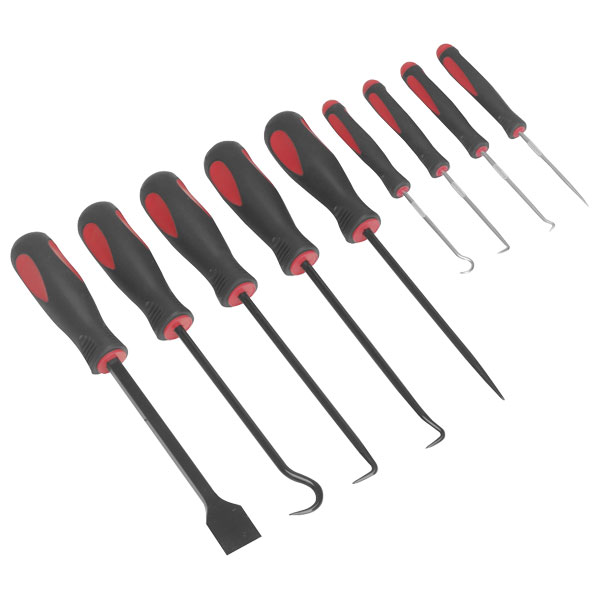Sealey AK5209 Scraper and Hook Set 9pc