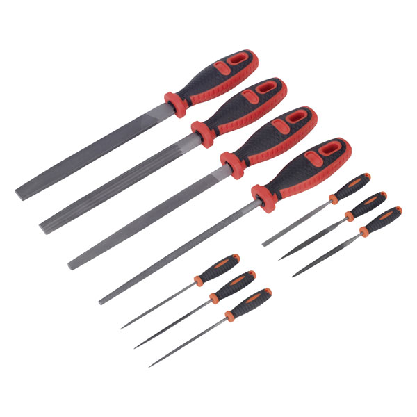 Sealey AK578 File Set 10pc Engineer's and Needle