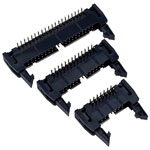 TruConnect IDC Right Angled Latched PCB Plug 2.54mm Pitch