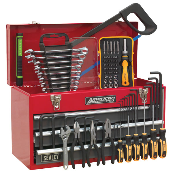 Sealey AP9243BBCOMBO Portable Tool Chest 3 Drawer - BB Runners + 9...
