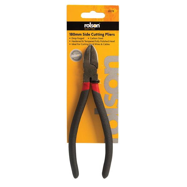 Click to view product details and reviews for Rolson 20278 180mm Side Cutting Pliers.