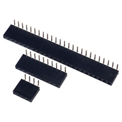 TruConnect Single Row PCB Sockets 2.54mm Pitch