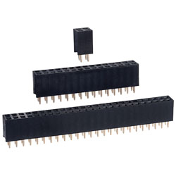 TruConnect Double Row PCB Sockets 2.54mm Pitch