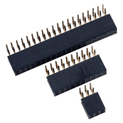 TruConnect Double Row Right-Angled PCB Sockets 2.54mm Pitch