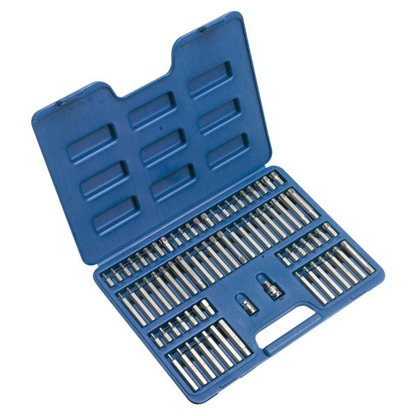 Sealey AK21974 Trx-star/security Trx-star/hex/spline/ribe Bit Set 74pc