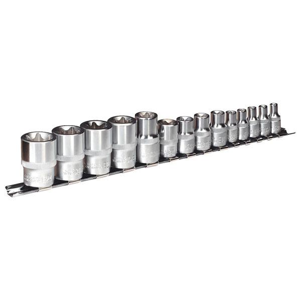Sealey AK618 TRX-Star* Socket Set 14pc 1/4", 3/8" & 1/2"Sq Drive E...