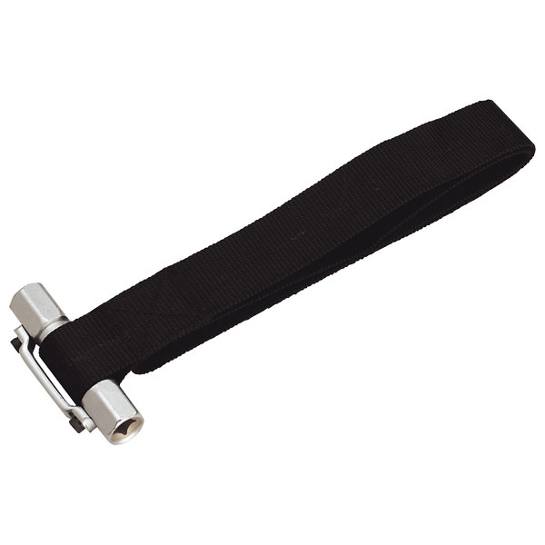 Sealey AK6403 Oil Filter Strap Wrench 300mm Capacity 3/8in. and 1/...