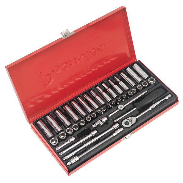  AK690 Socket Set 41pc 1/4in.sq Drive Metric/imperial