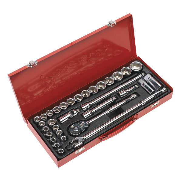 Sealey AK693 Socket Set 32pc 1/2in.sq Drive Metric/imperial