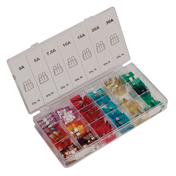 Sealey BCF120 Automotive Fuse Assortment 120pc