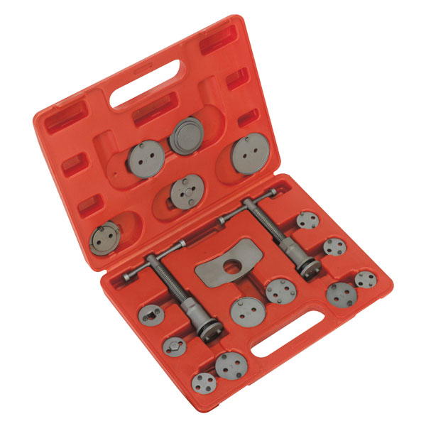 Sealey VS0282 Brake Piston Wind-Back Tool Kit 21pc