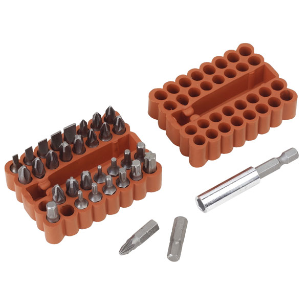 Sealey AK110 Bit & Magnetic Adaptor Set 33pc
