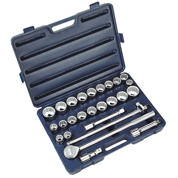  AK2582 Socket Set 26pc 3/4"sq Drive - Walldrive - Duometric