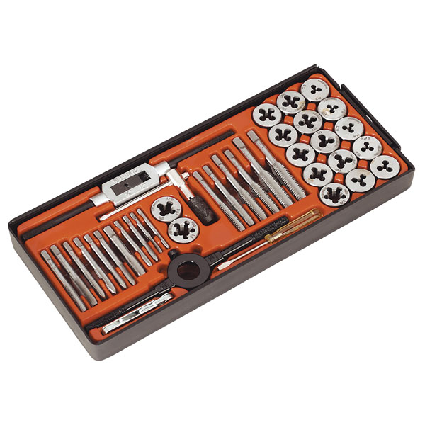 Sealey AK301 Tap and Die Set 40pc Metric