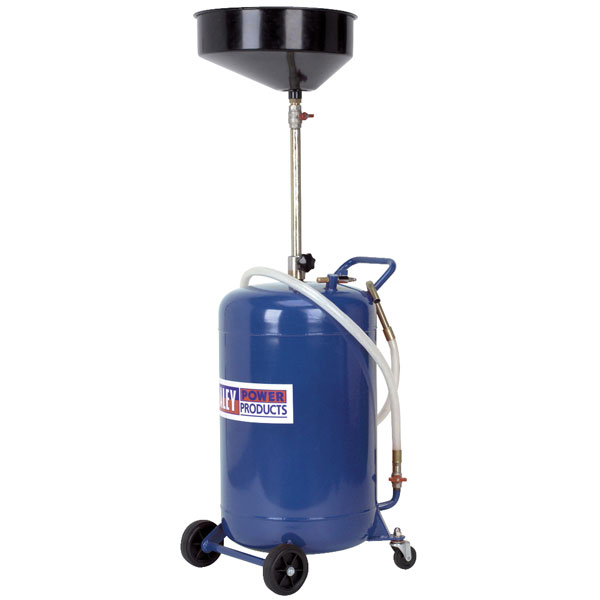 Sealey AK458DX Mobile Oil Drainer 90ltr Air Discharge