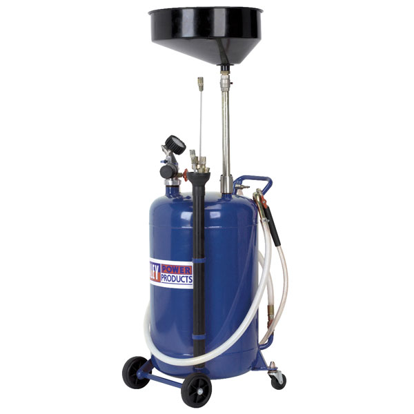 Sealey AK459DX Mobile Oil Drainer with Probes 90ltr Air Discharge