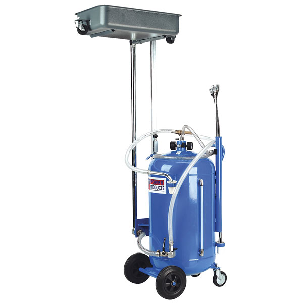 Sealey AK462DX Mobile Oil Drainer with Probes 100ltr Cantilever Ai...