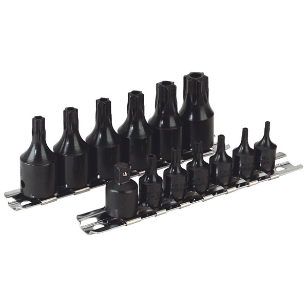 Sealey AK5585 Impact Trx-star Security Socket Set 13pc 1/4" and 3/...