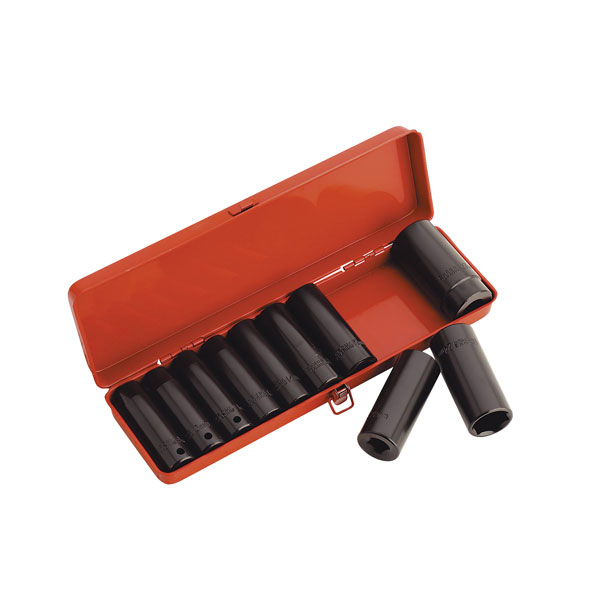 Sealey AK58/11M Impact Socket Set 10pc 1/2"sq Drive Deep Metric