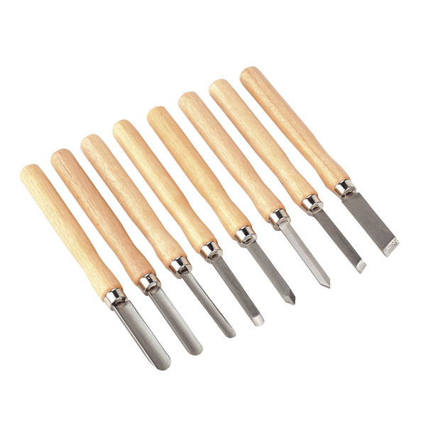 Sealey AK60/8 Wood Turning Chisels 8pc