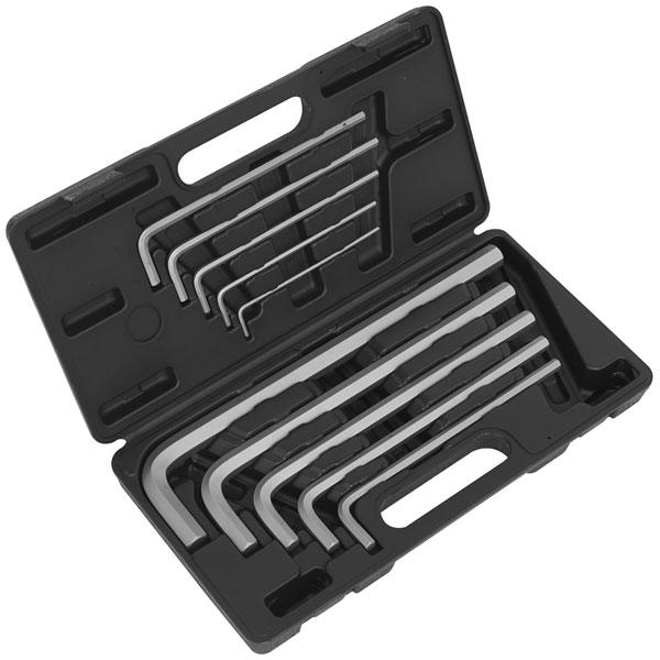 Sealey AK6143 Jumbo Hex Key Set 10pc Extra-Long Metric - Image 15