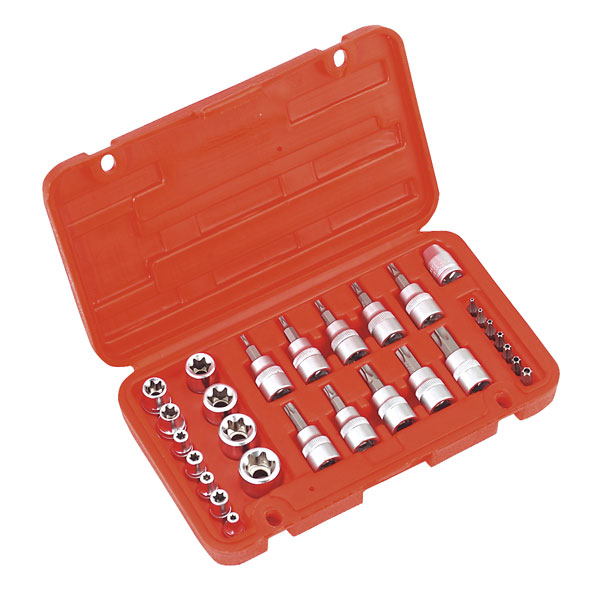 Sealey AK6193 Trx-star Socket and Security Bit Set 29pc