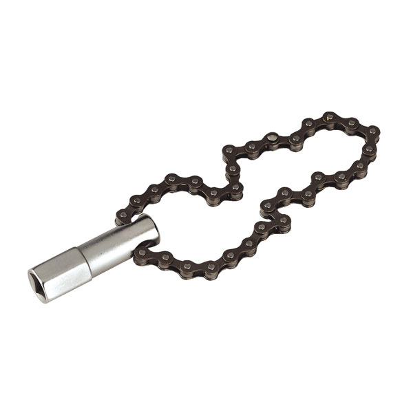 Sealey AK641 Oil Filter Chain Wrench 135mm Capacity 1/2"Sq Drive