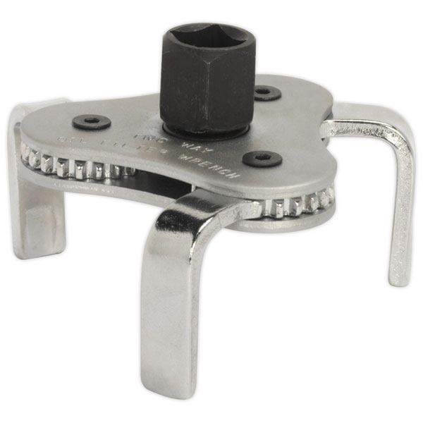 Sealey AK642 Oil Filter Wrench Claw Type 63-103mm Capacity 3/8" an...