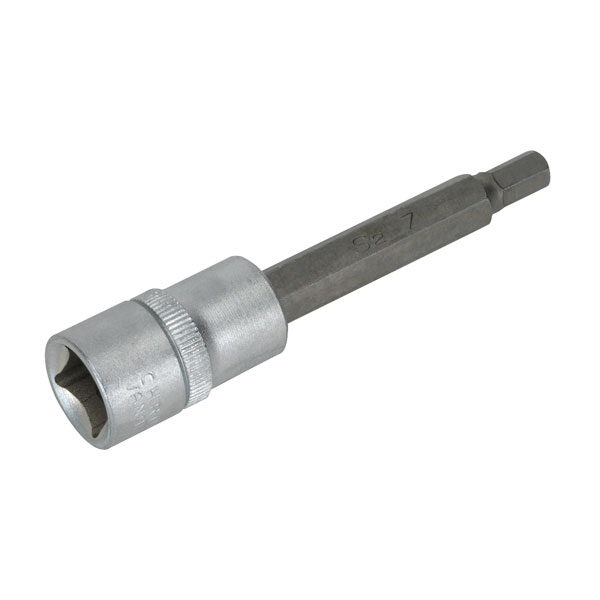 Sealey AK657 Hex Socket Bit 7mm Long 1/2"sq Drive