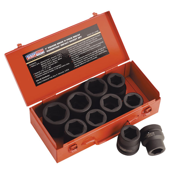 Click to view product details and reviews for Sealey Ak688 Impact Socket Set 10pc 1sq Drive Metric Imperial.
