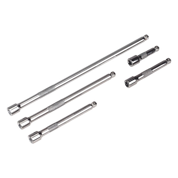 Sealey AK766 Wobble Extension Bar Set 5pc 1/4"sq Drive