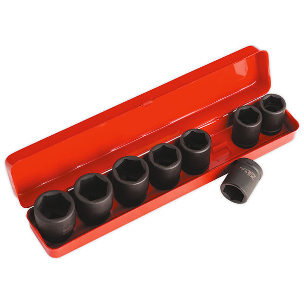 Sealey AK77/9M Impact Socket Set 8pc 3/4"sq Drive Metric