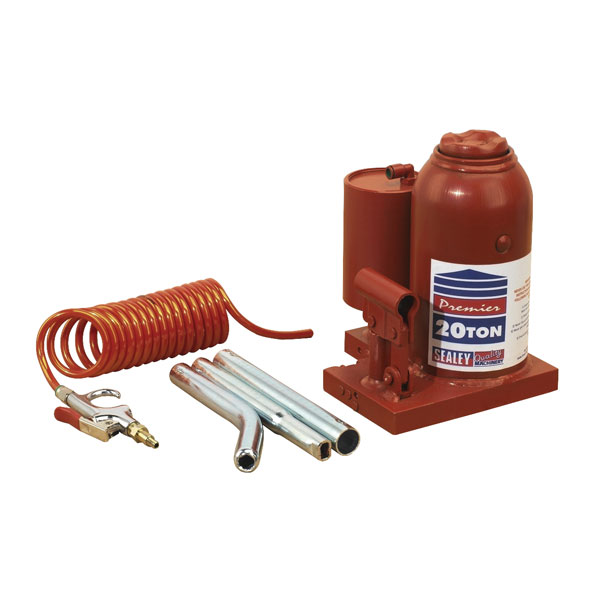Sealey AM20 Bottle Jack Premier 20tonne Manual/air Hydraulic