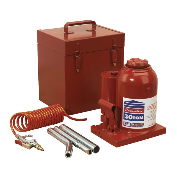 Sealey AM30 Bottle Jack Premier 30tonne Manual/air Hydraulic