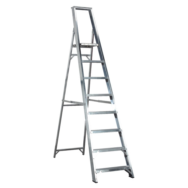  AXL10 Aluminium Step Ladder 10-tread Industrial Bs 2037/1