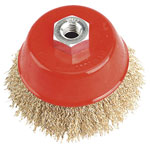 Sealey Brassed Steel Cup Brushes