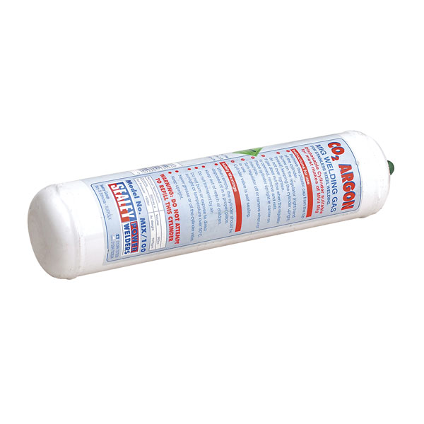 Sealey MIG/MIX/100 Gas Cylinder Disposable Carbon Dioxide/argon 300g
