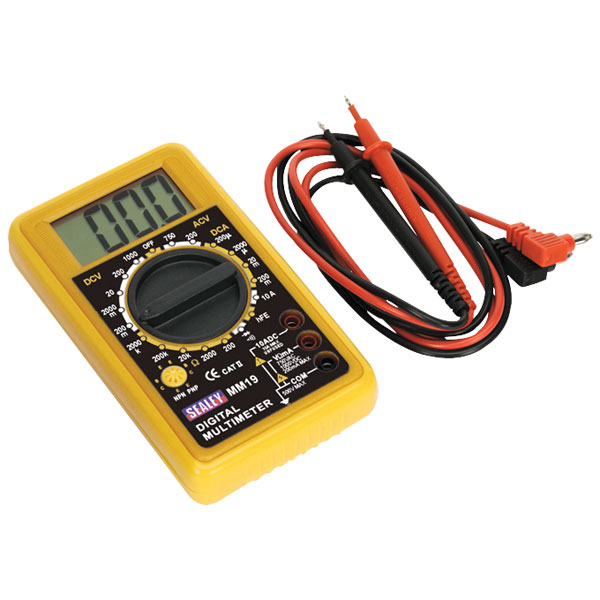 Sealey MM19 Digital Multimeter 7 Function