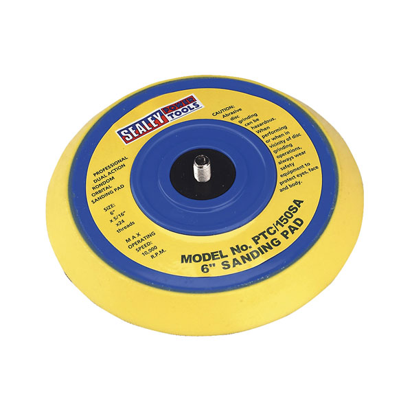 Click to view product details and reviews for Sealey Ptc 150va Da Pad For Hook And Loop Discs Ø150mm 5 16 Unf Hea.