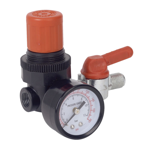 Sealey SA5/RG/14 Air Regulator 1/4"bsp Female - 1/4"bsp Male